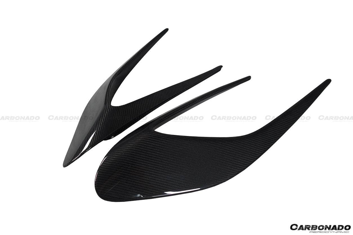 2015-2019 Ferrari 488 GTB Spider MSY Style Carbon Fiber Side Air Intake Flaps