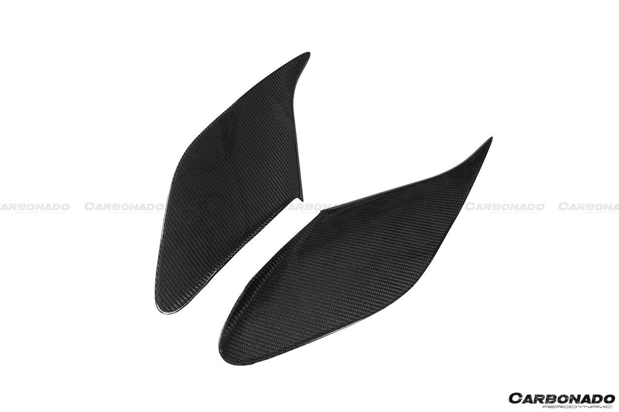 2015-2024 Ferrari 488 GTB Spider And F8 MSY Style Carbon Fiber Side Air Intake Flaps