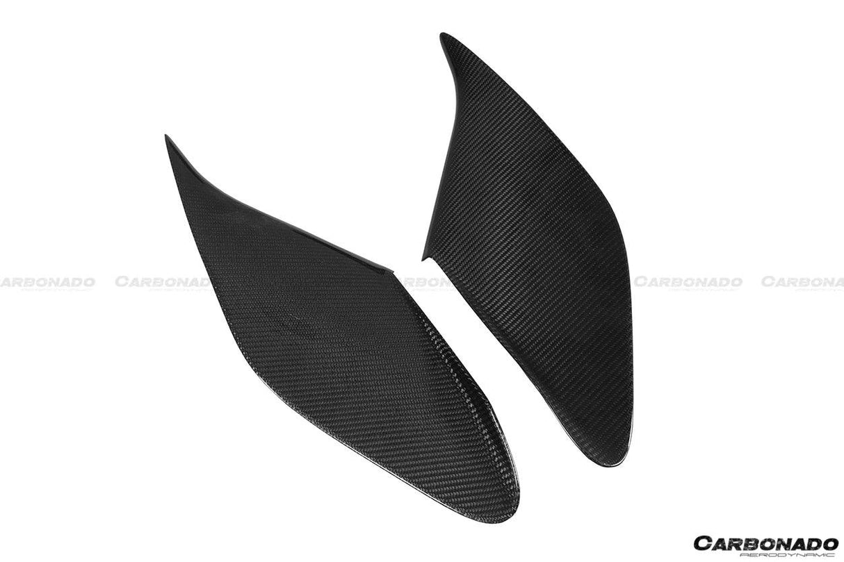 2015-2024 Ferrari 488 GTB Spider And F8 MSY Style Carbon Fiber Side Air Intake Flaps
