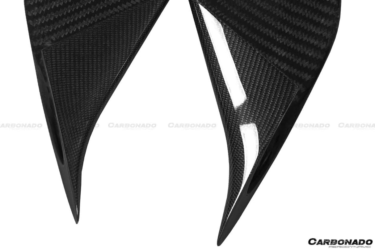 2015-2024 Ferrari 488 GTB Spider And F8 MSY Style Carbon Fiber Side Air Intake Flaps