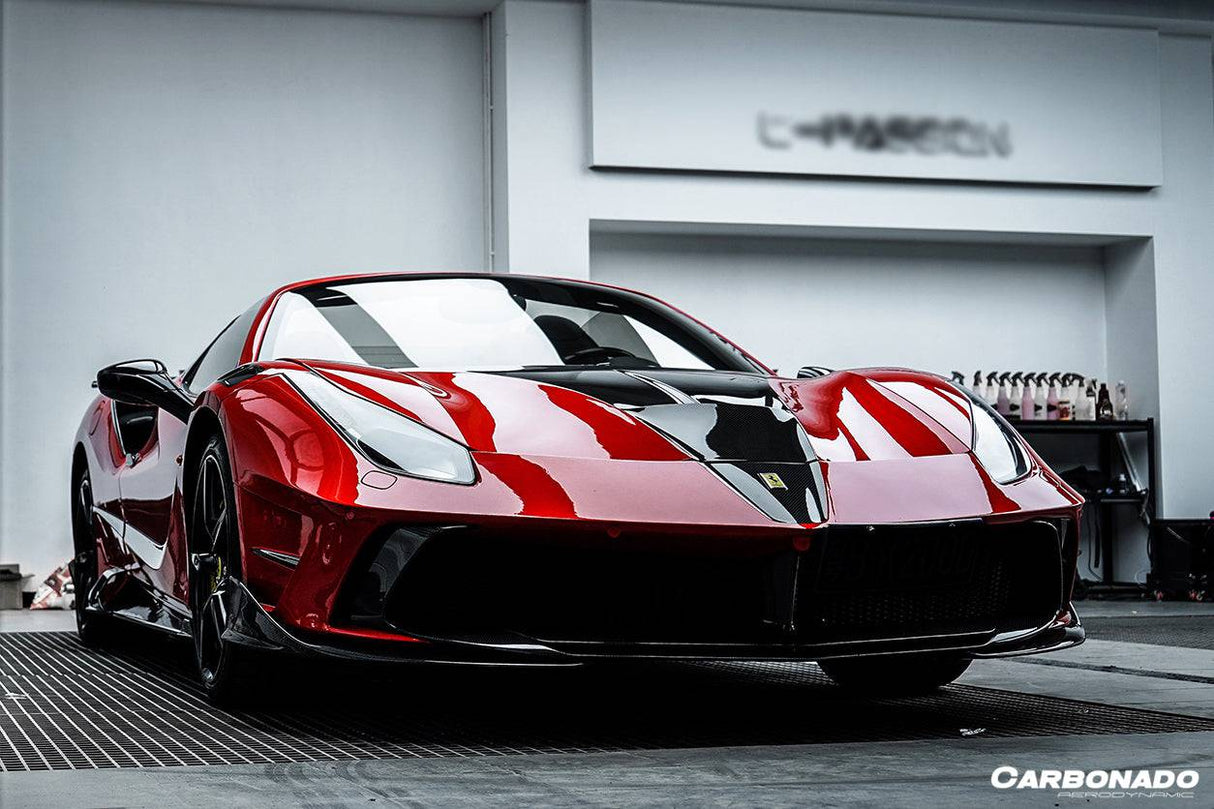 2015-2019 Ferrari 488 GTB Spider MSY Style Part Carbon Fiber Full Body Kit
