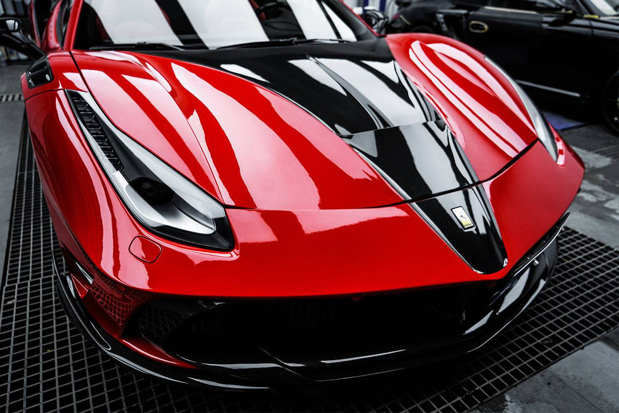 2015-2019 Ferrari 488 GTB Spider MSY Style Carbon Fiber Hood