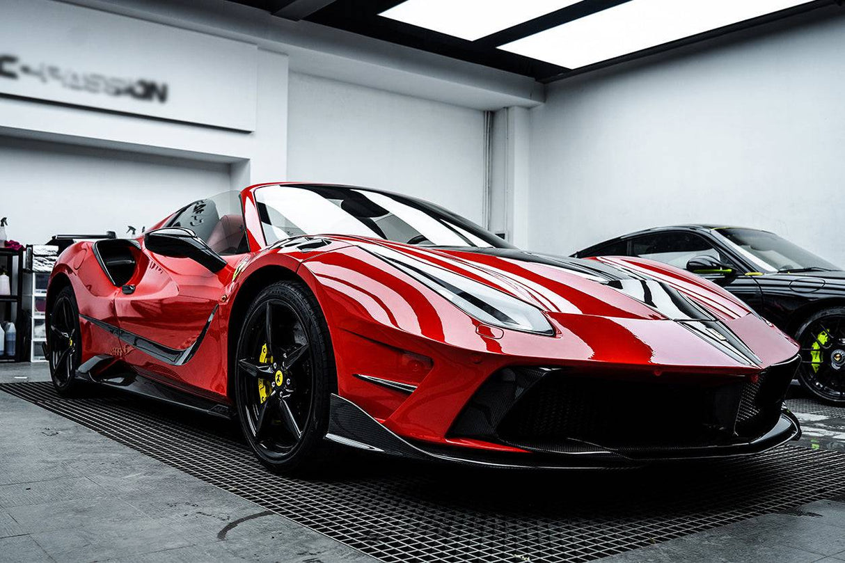 2015-2019 Ferrari 488 GTB Spider MSY Style Part Carbon Fiber Full Body Kit
