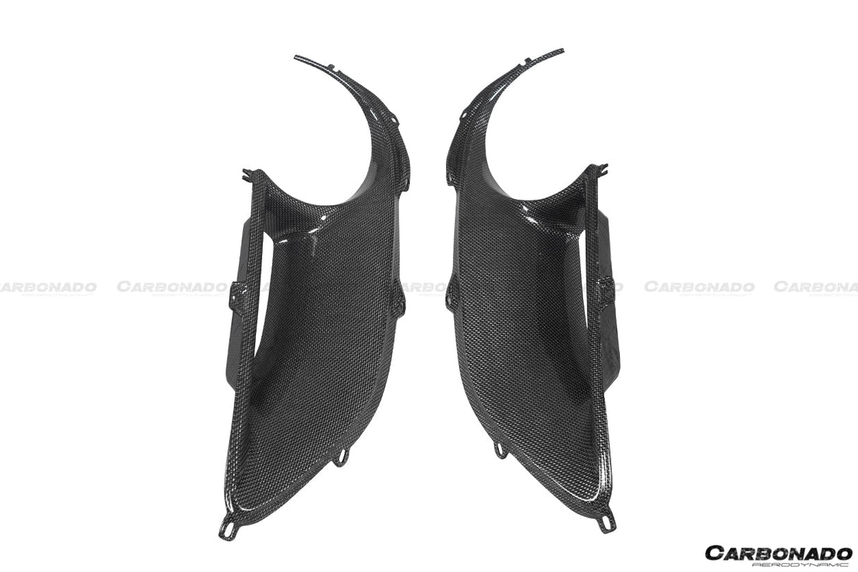 2015-2020 Ferrari 488 GTB Spider OE Style Dry Carbon Fiber Rear Light Satellite Covers
