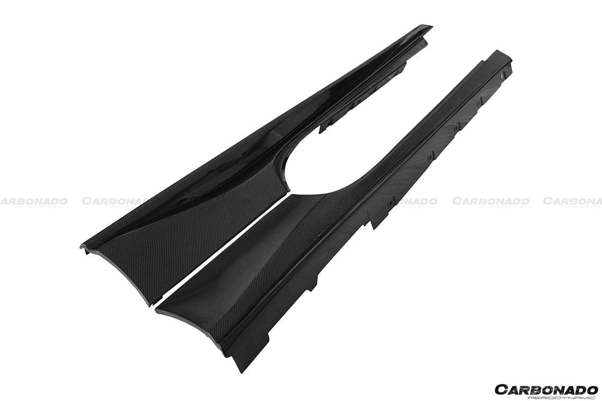 2015-2020 Ferrari 488 GTB Spier OE Style Carbon Fiber Side Skirts