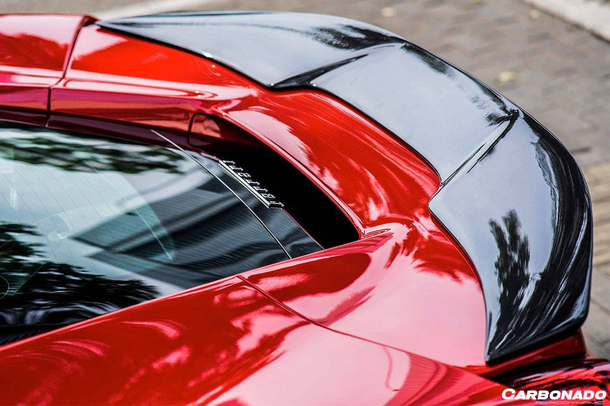 2015-2020 Ferrari 488 GTB VRS Style Carbon Fiber Trunk Spoiler