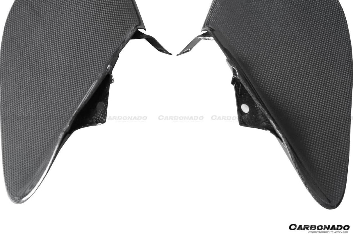 2015-2020 Ferrari 488 GTB Spider OE Style Dry Carbon Fiber Side Air Intake Fins