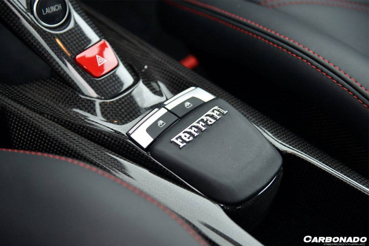 2015-2020 Ferrari 488 GTB Spider OE Style Dry Carbon Fiber Bridge Control