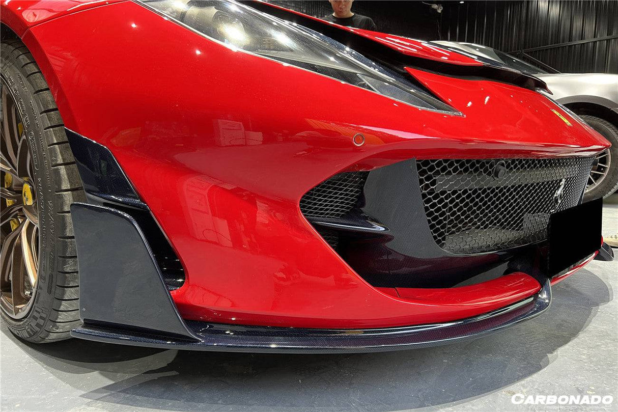 2017-2026 Ferrari 812 Superfast GTS MSY Style DRY Carbon Fiber Front Bumper Air Vent