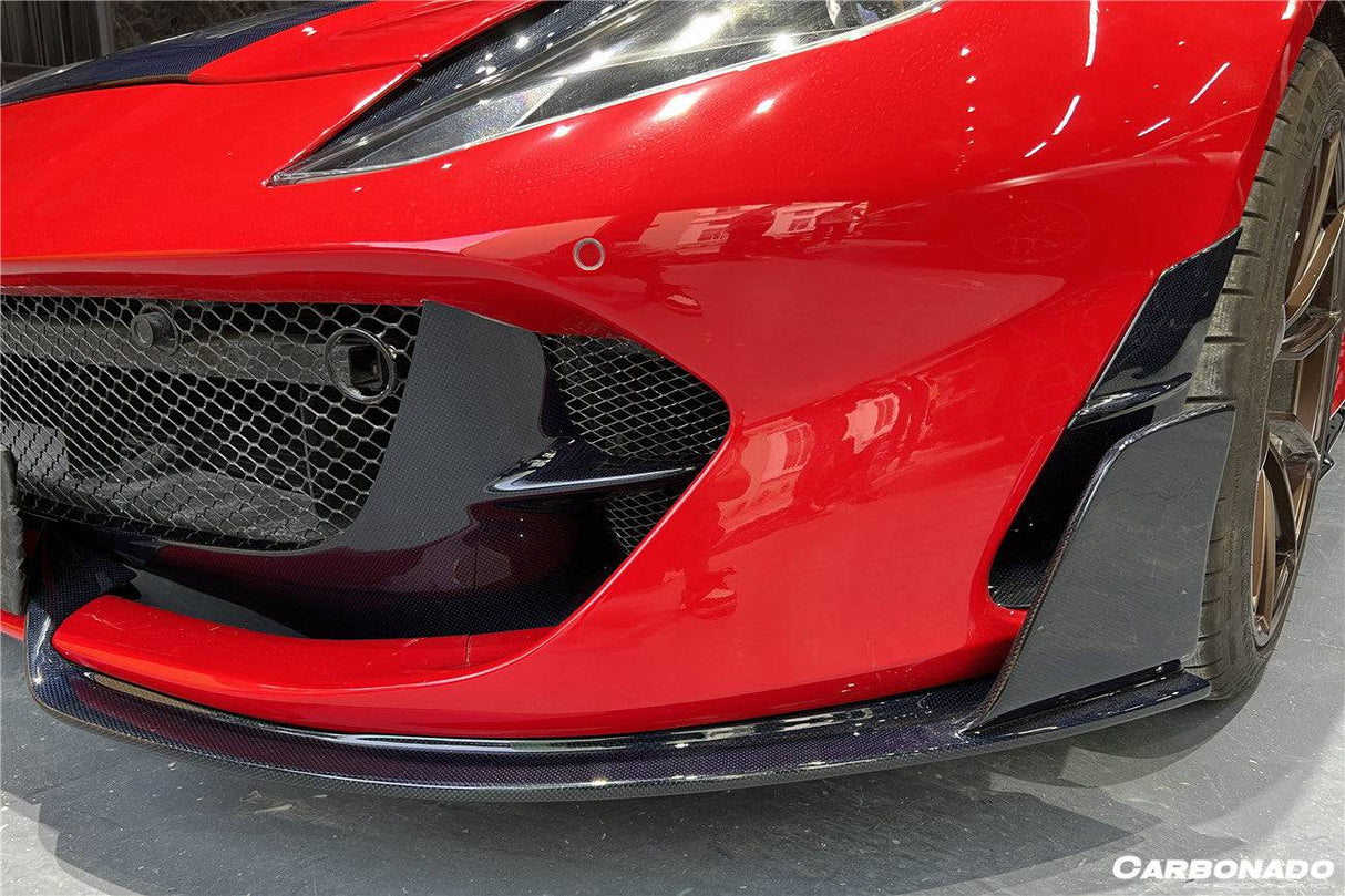 2017-2026 Ferrari 812 Superfast GTS MSY Style DRY Carbon Fiber Front Bumper Side Vents