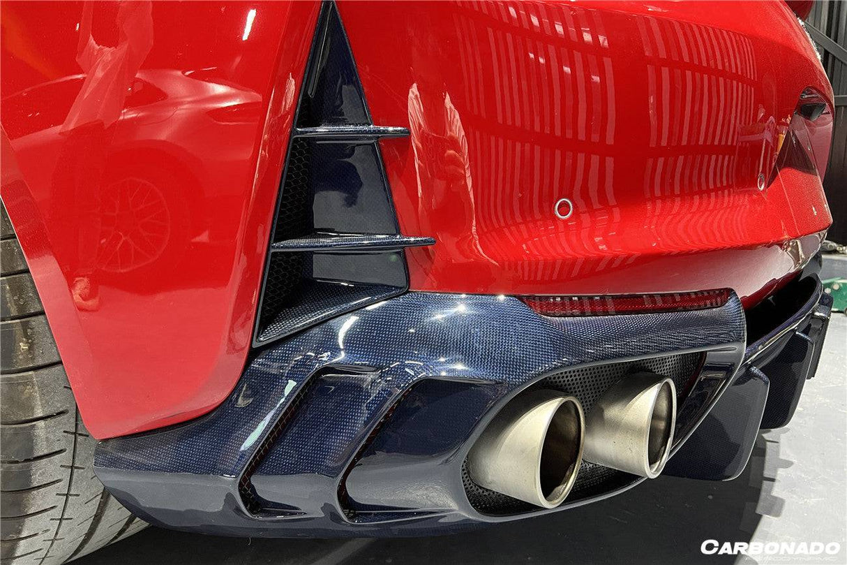 2017-2026 Ferrari 812 Superfast MSY Style DRY Carbon Fiber Rear Diffuser with Light