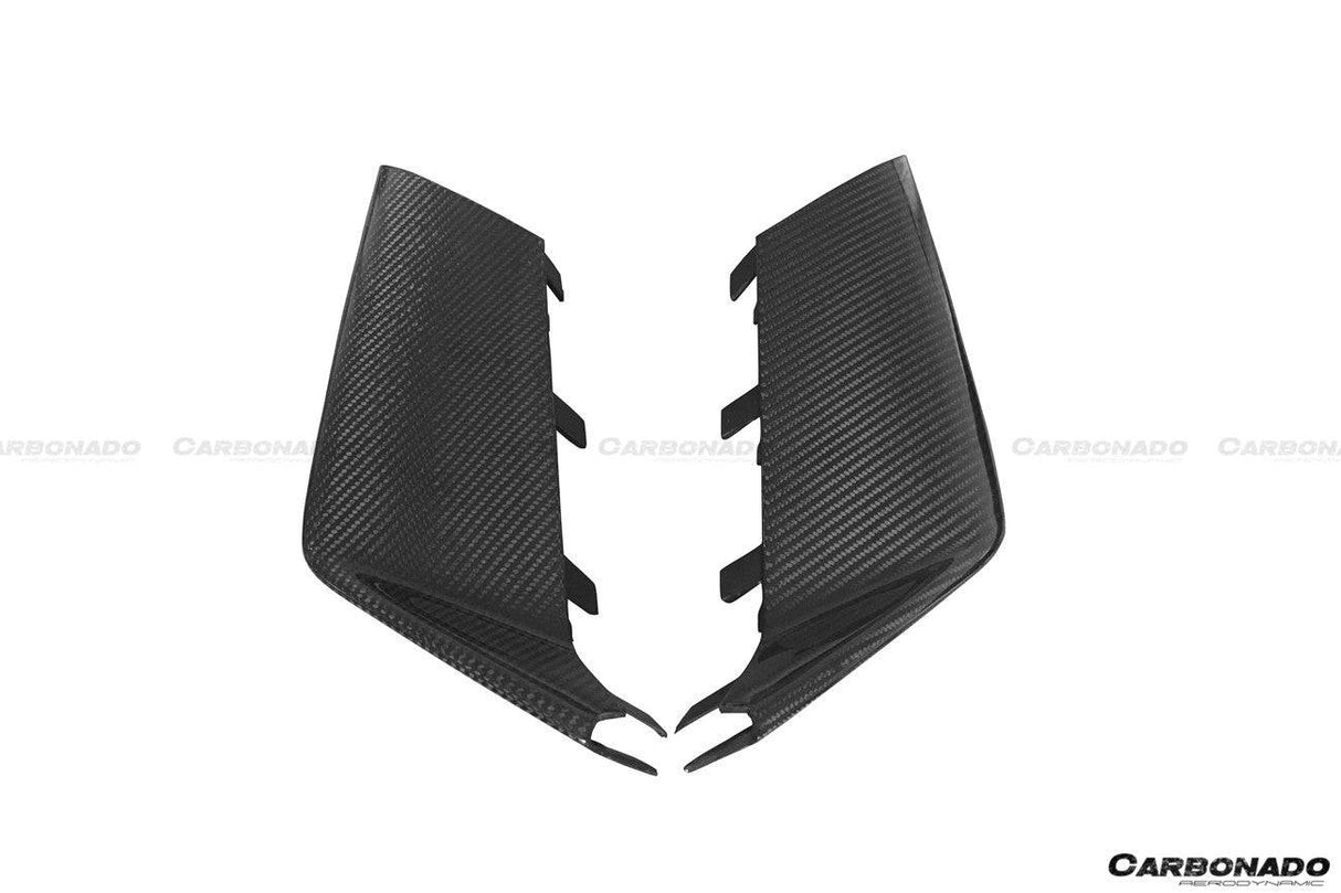 2013-2018 Audi RS6 C7 Avant BS Style Carbon Fiber Front Bumper Vent Caps