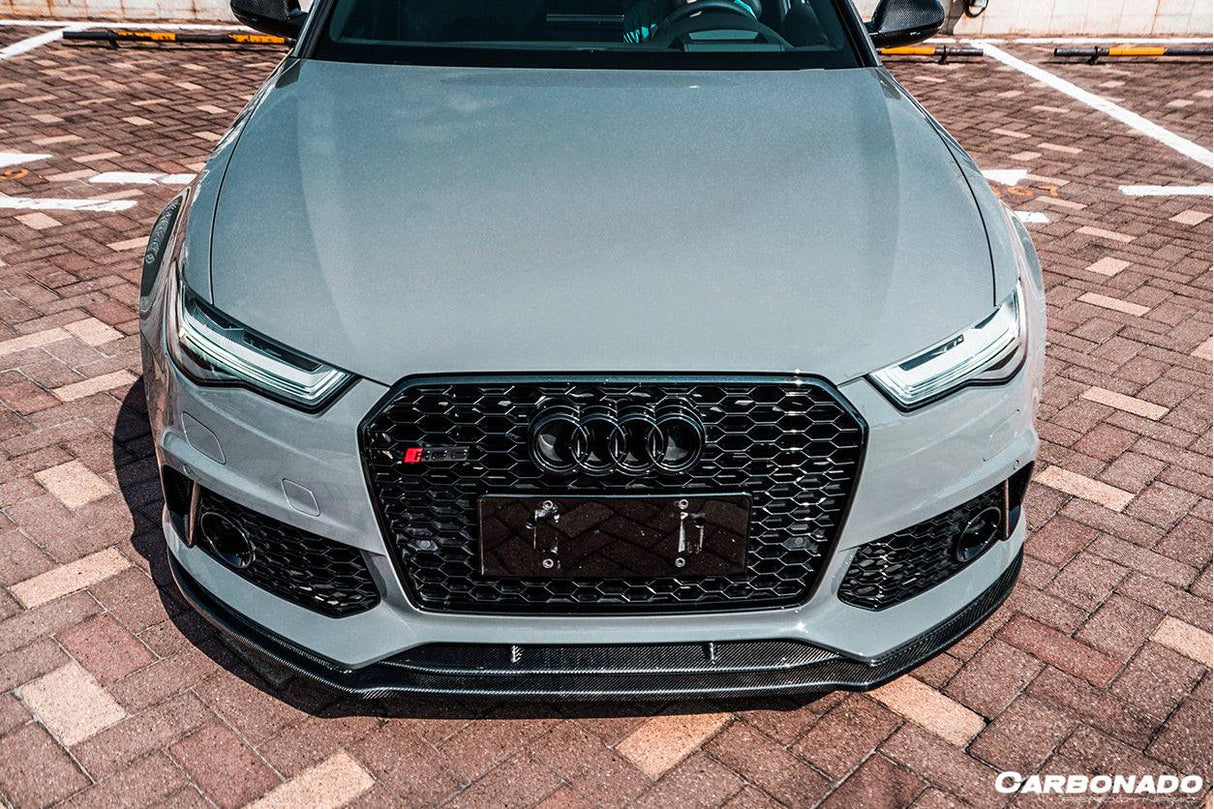 2013-2018 Audi RS6 Avant OE Style Carbon Fiber Front Lip