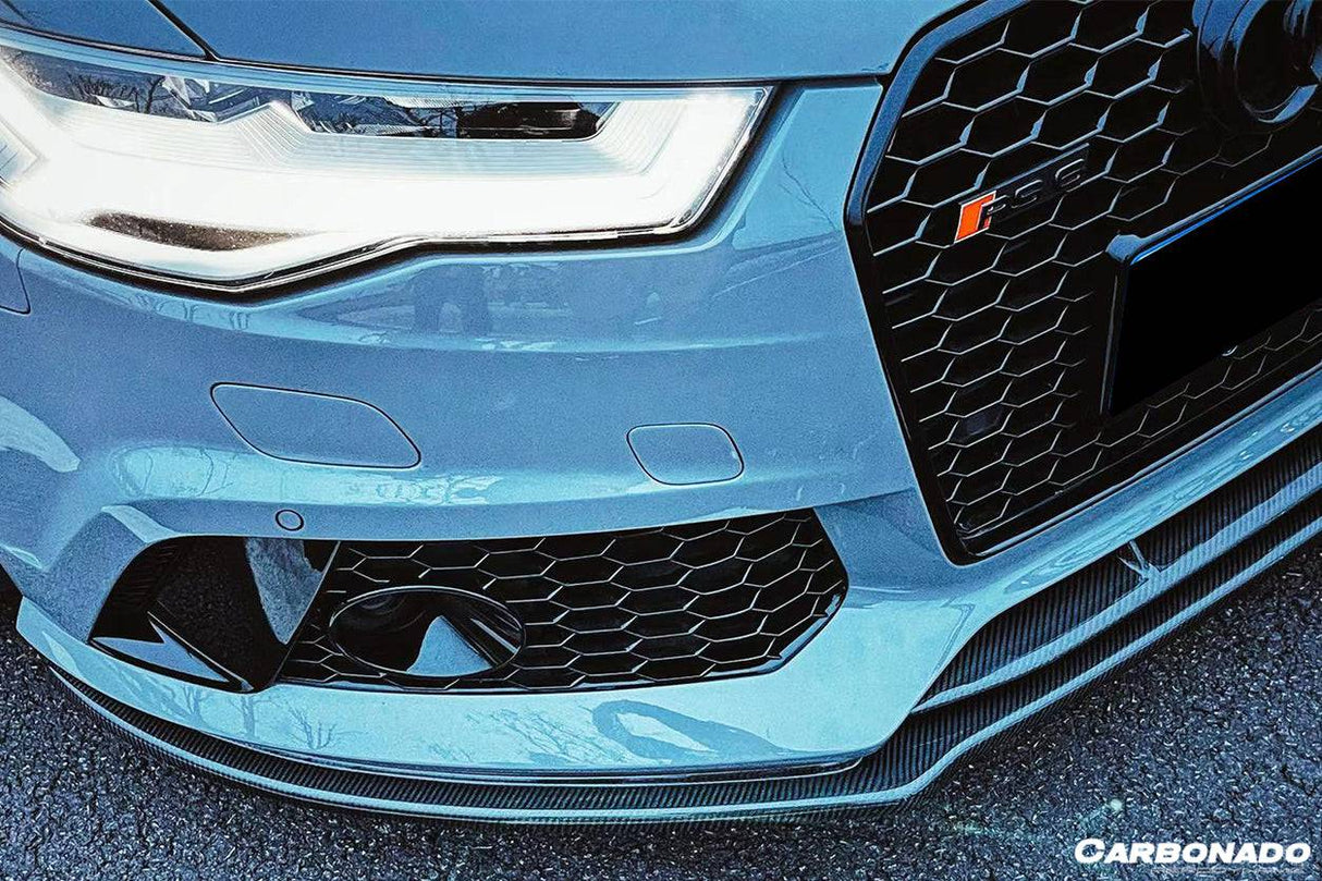 2013-2018 Audi RS6 Avant OE Style Carbon Fiber Front Lip