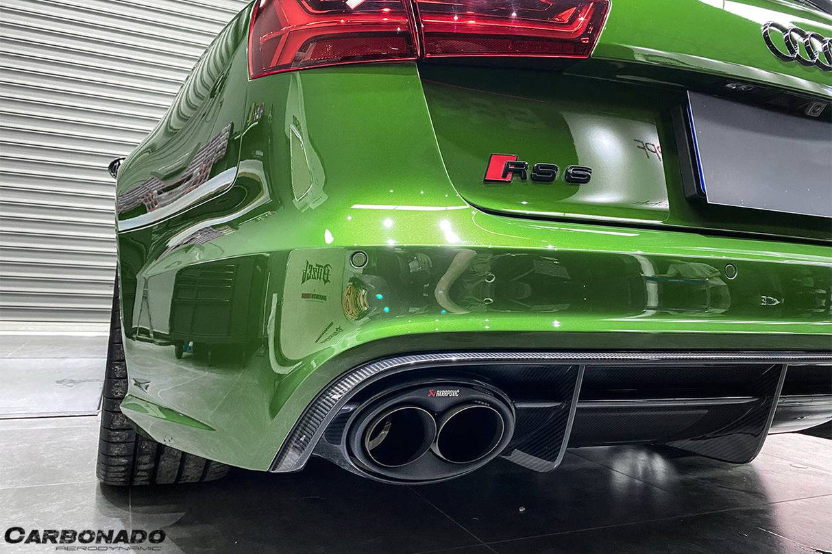 2013-2018 Audi RS6 Avant OE Style Carbon Fiber Rear Lip
