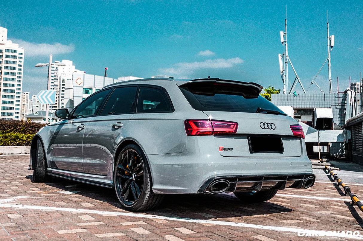 2013-2018 Audi RS6 Avant OE Style Carbon Fiber Rear Lip