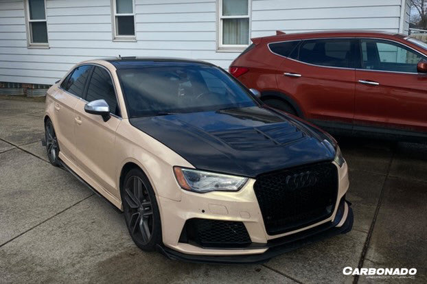 2017-2020 Audi RS3 S3 A3 Sedan BKSS Style Carbon Fiber Hood