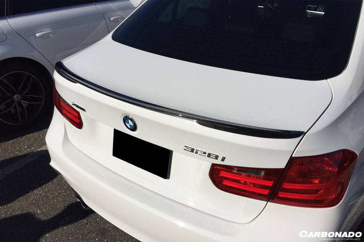 2013-2019 BMW 3 Series F30 MP Style Carbon Fiber Trunk Spoiler