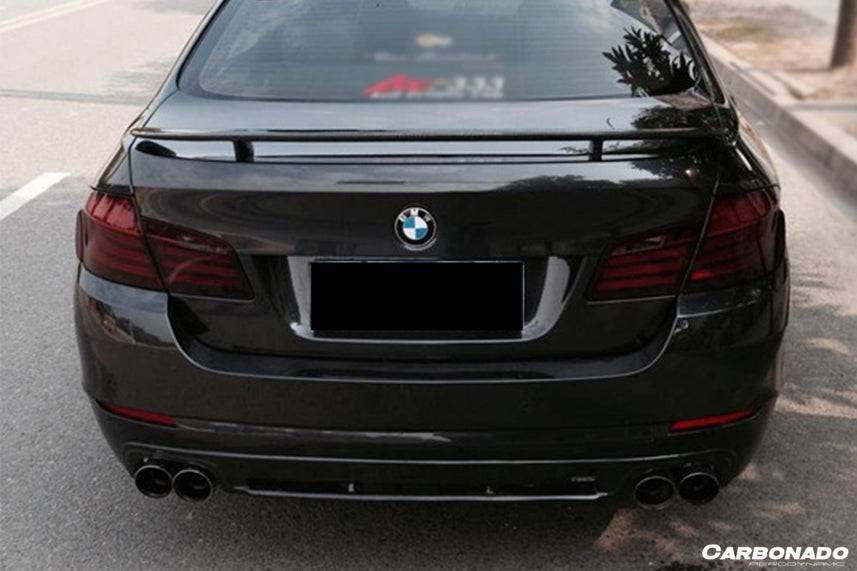 2010-2014 BMW 5 Series F10 F18 HM Style Carbon Fiber Trunk Spoiler