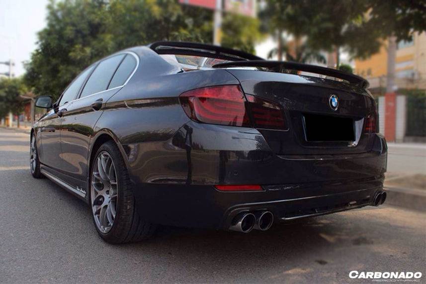 2010-2014 BMW 5 Series F10 F18 HM Style Carbon Fiber Trunk Spoiler