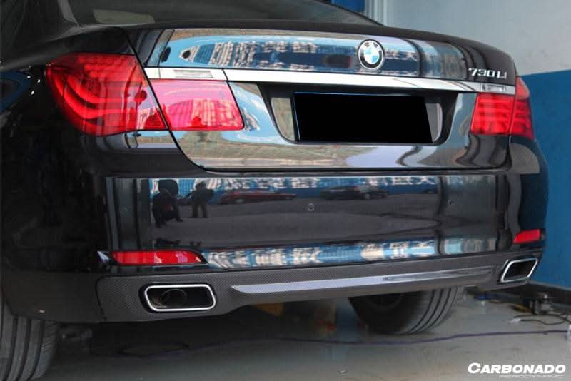 2009-2014 BMW 7 Series F01 OEM Style Carbon Fiber Rear Lip