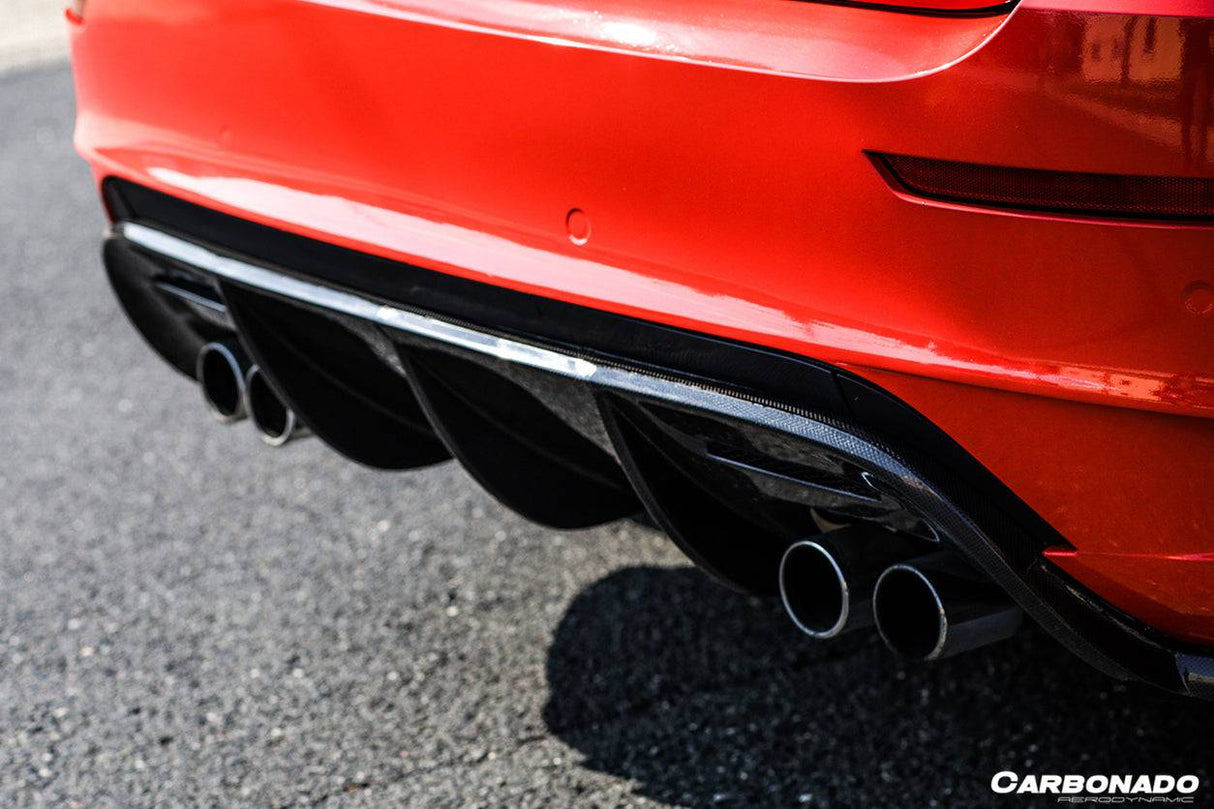 2009-2014 BMW E71 X6M VS Style Carbon Fiber Rear Diffuser