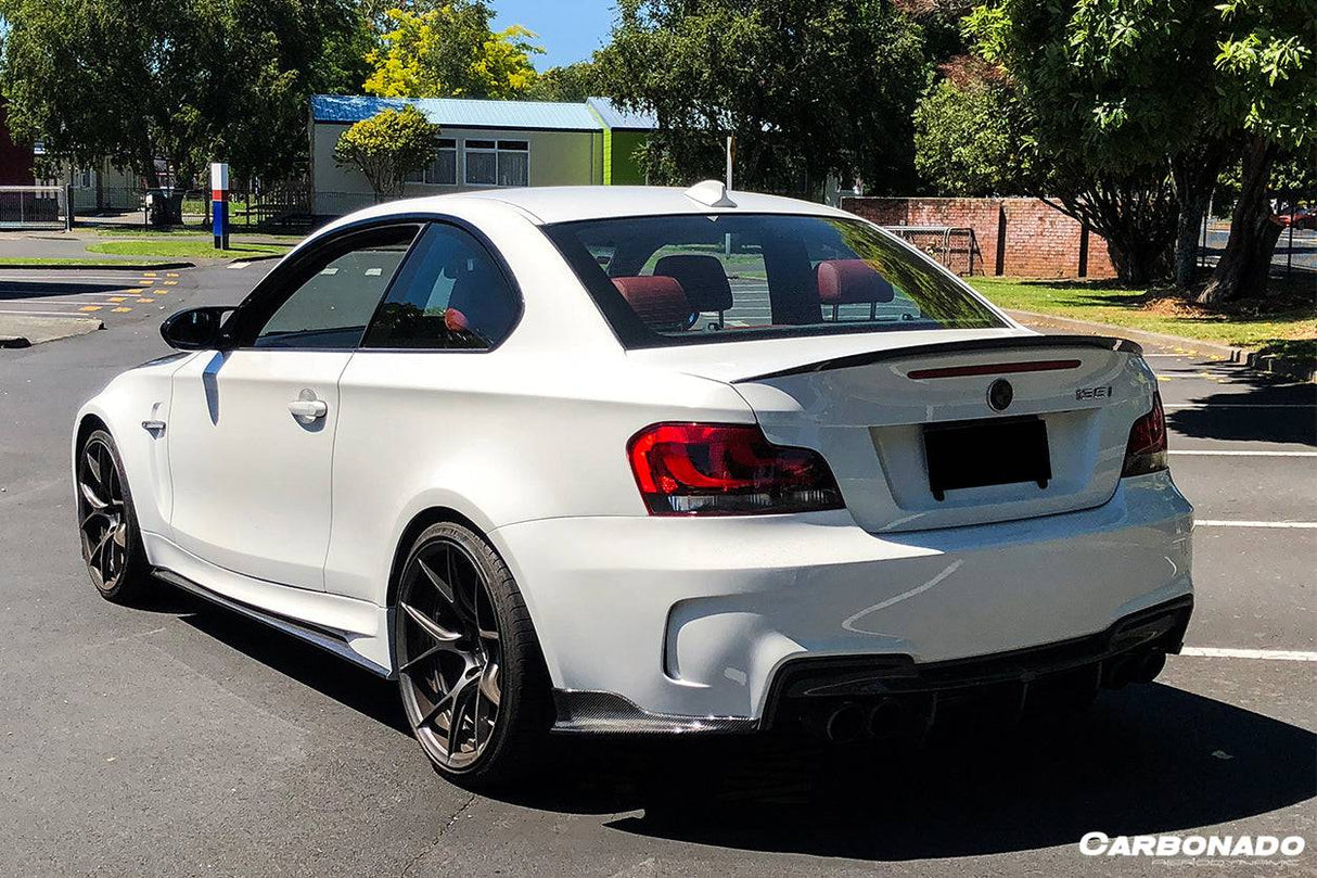2008-2013 BMW E82 1 Series 1M RZ Style Carbon Fiber Trunk Spoiler