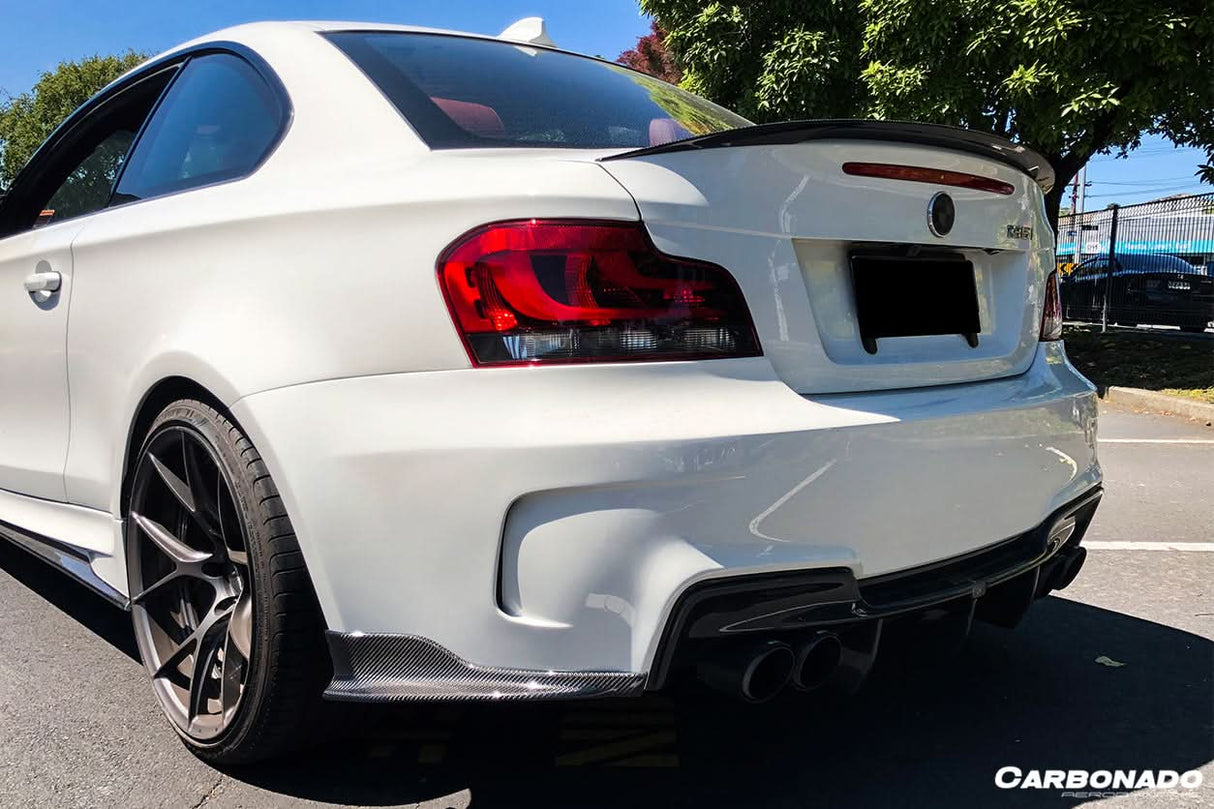 2008-2013 BMW E82 1 Series 1M RZ Style Carbon Fiber Trunk Spoiler