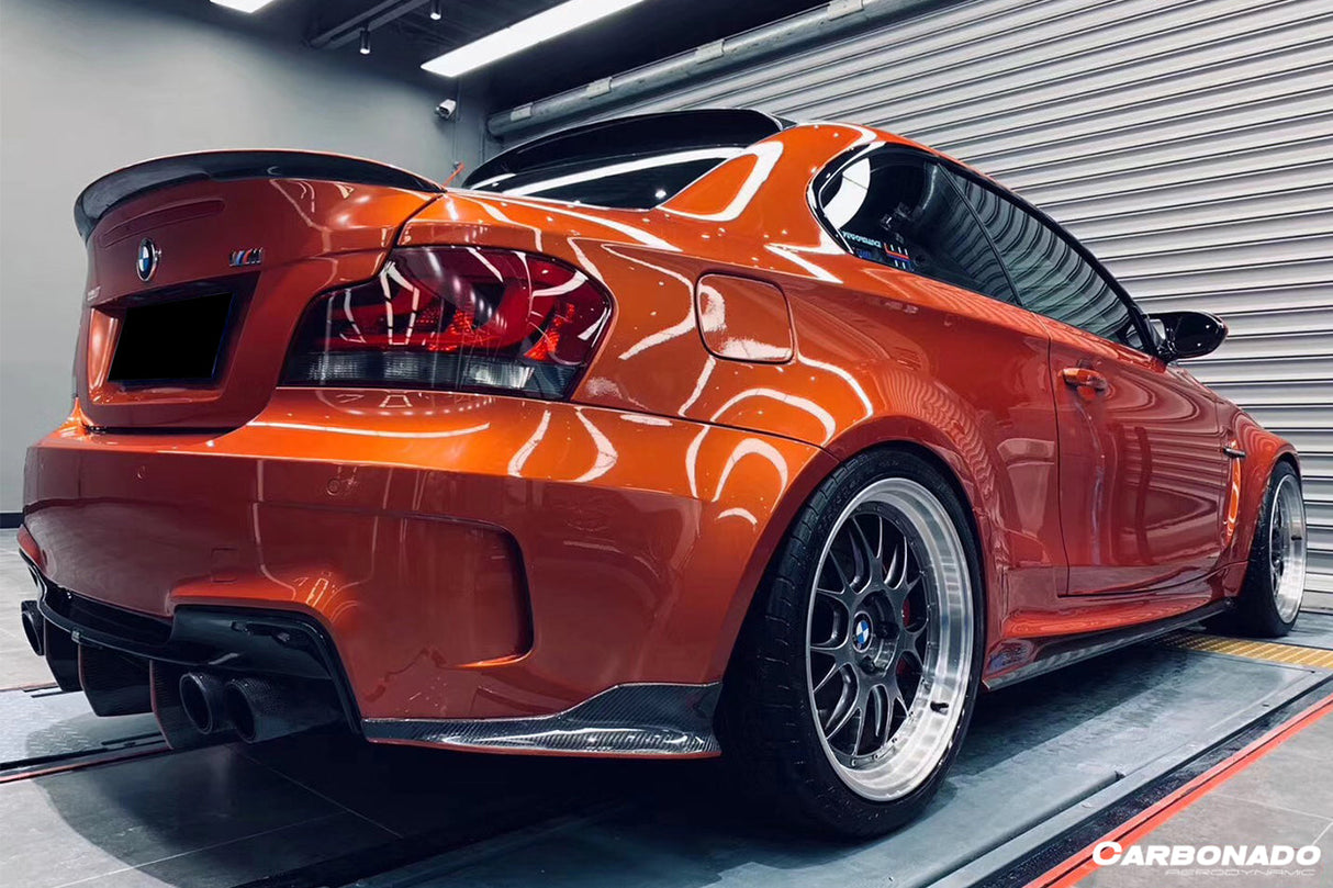 2008-2013 BMW E82 1 Series 1M RZ Style Carbon Fiber Trunk Spoiler