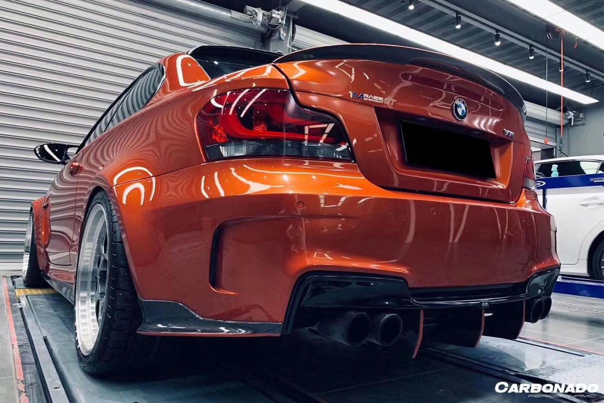 2008-2013 BMW E82 1 Series 1M RZ Style Carbon Fiber Trunk Spoiler