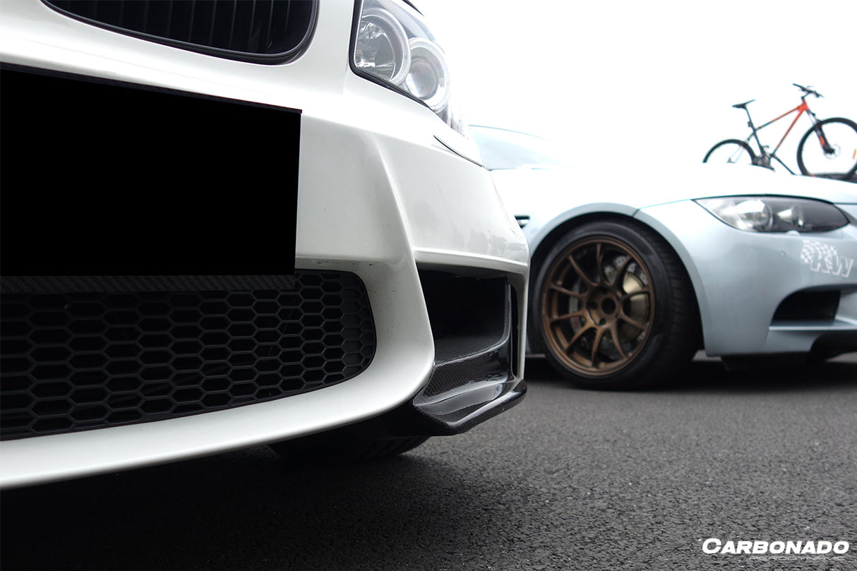 2008-2013 BMW E82 E88 1M RZ Style Carbon Fiber Front Lip Spiliter