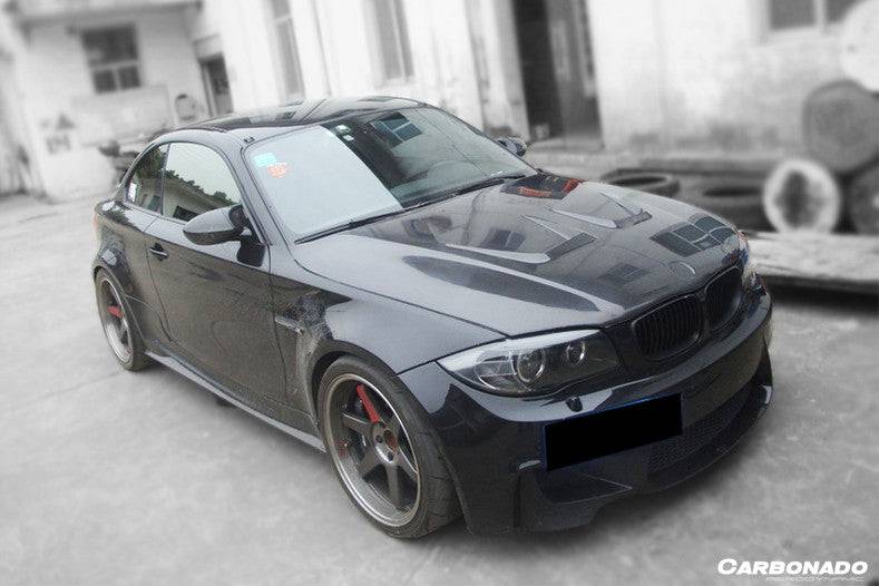 2008-2013 BMW E82 E88 1M 1 Series AP Style Carbon Fiber Hood