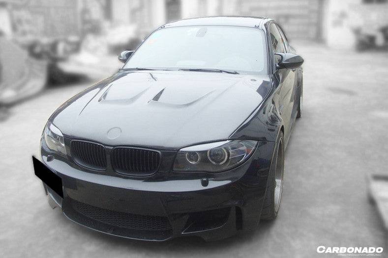 2008-2013 BMW E82 E88 1M 1 Series AP Style Carbon Fiber Hood