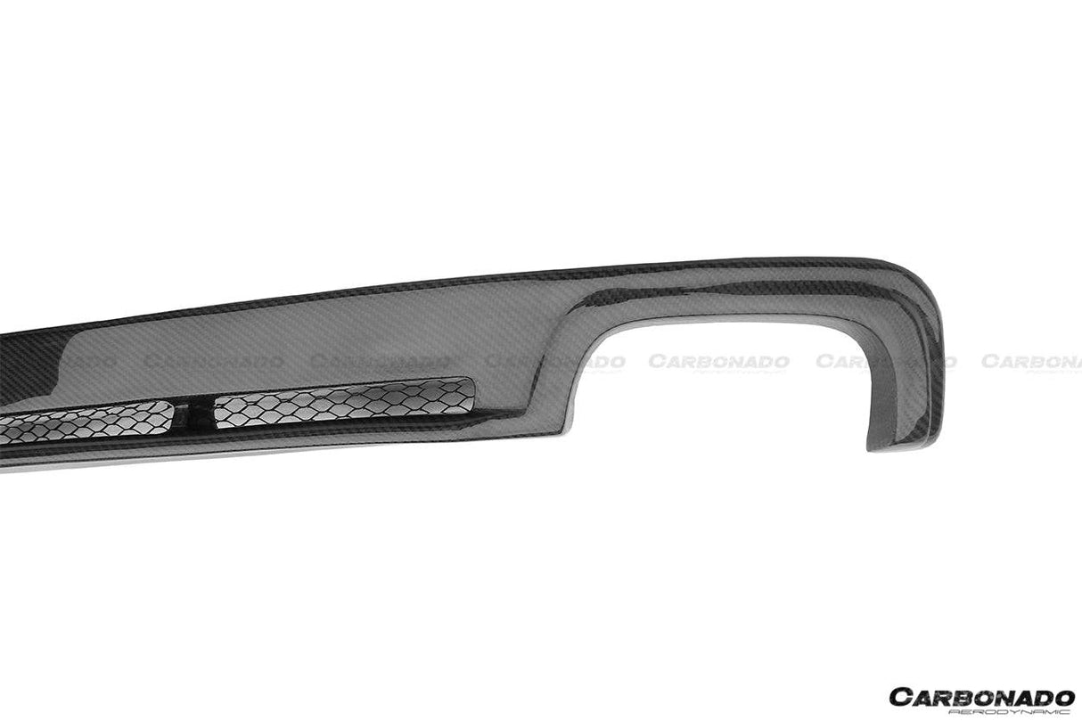 2011-2016 BMW F10 F18 5 Series HM Style Carbon Fiber Rear Lip (Can Not Fit MT Rear bumper)