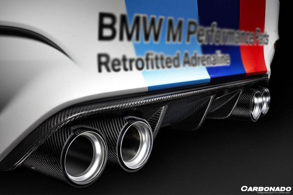 2012-2018 BMW F12 F13 M6 MP Style Carbon Fiber Rear Lip