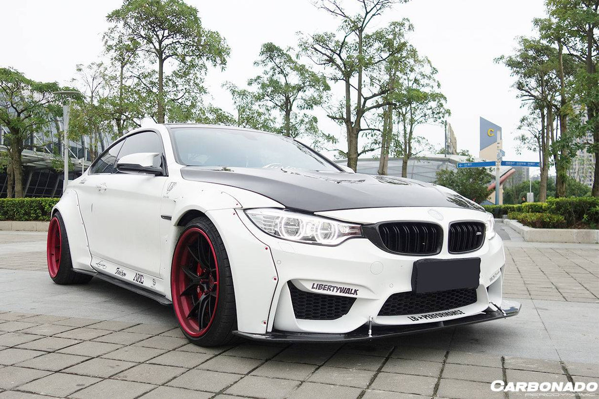 2014-2020 BMW F82 F83 M4 DE Style Carbon Fiber Front Lip