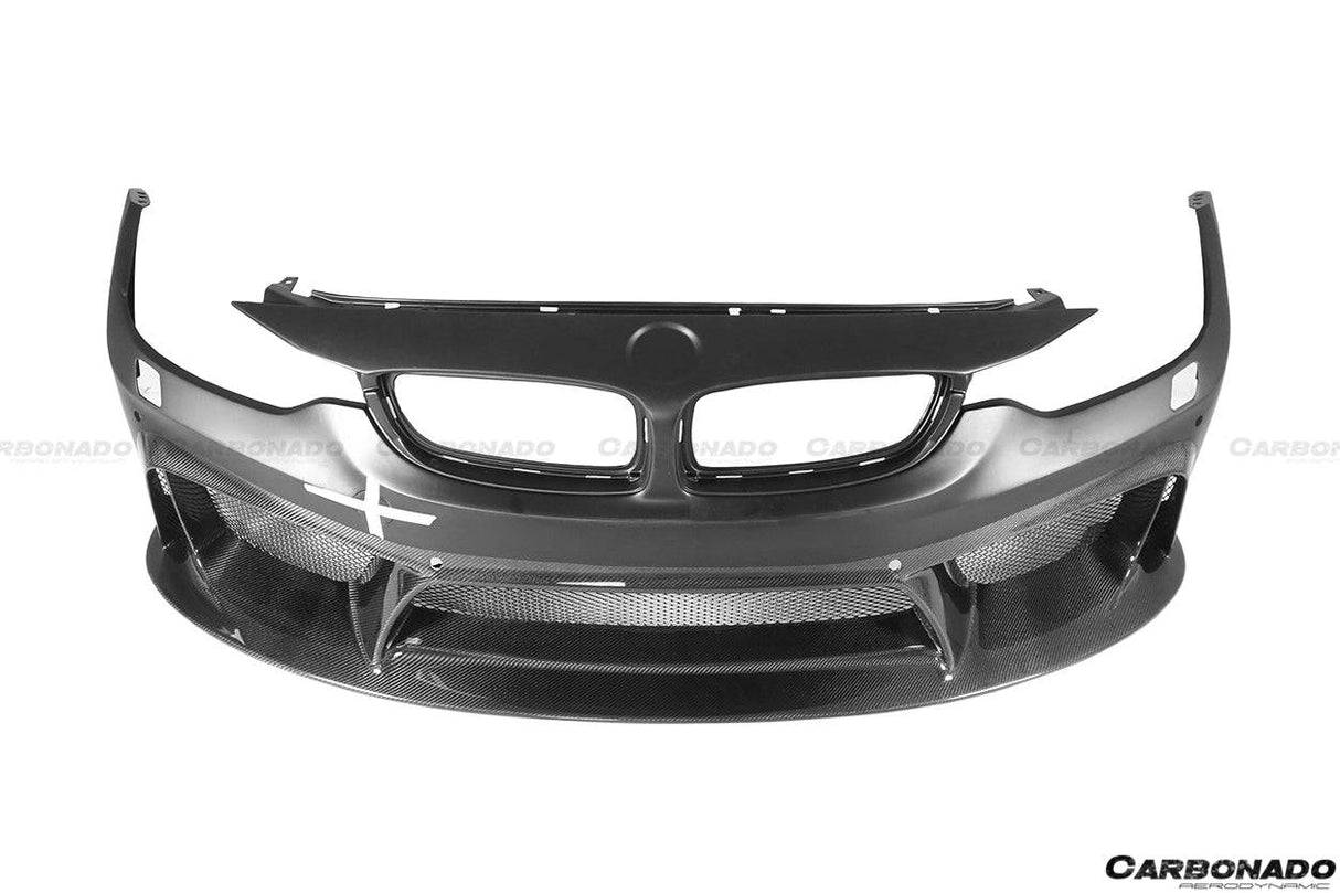 2014-2020 BMW M3 F80 M4 F82 D3 Style Front Bumper
