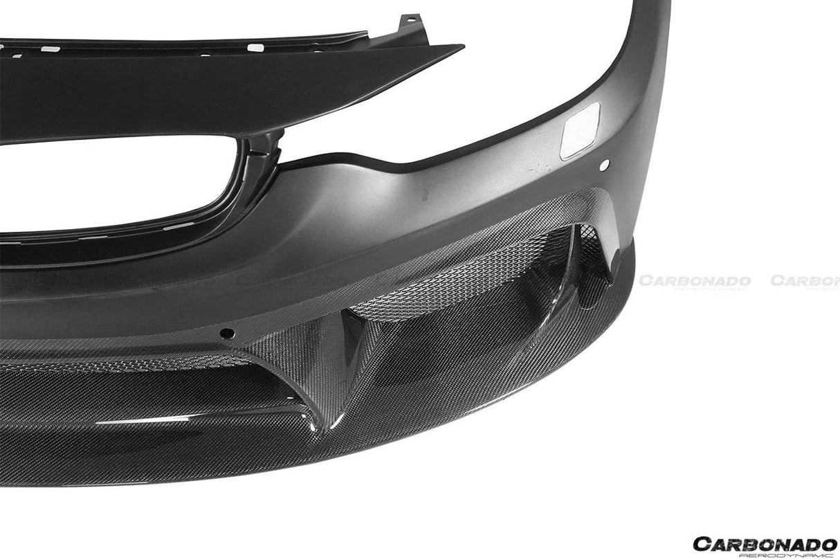 2014-2020 BMW M3 F80 M4 F82 D3 Style Front Bumper