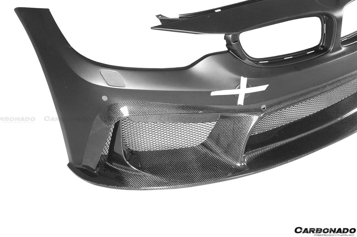 2014-2020 BMW M3 F80 M4 F82 D3 Style Front Bumper