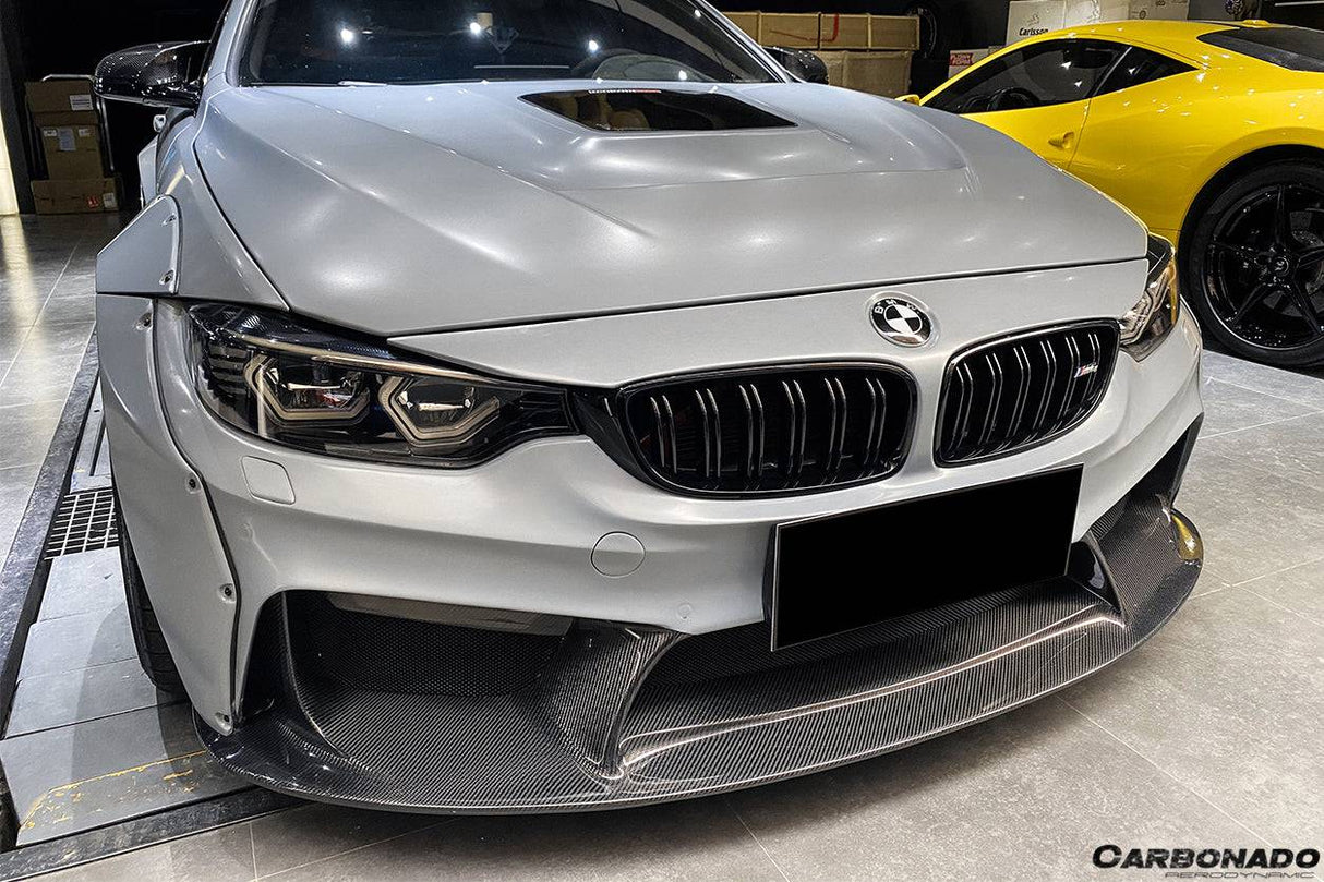 2014-2020 BMW M3 F80 M4 F82 D3 Style Front Bumper