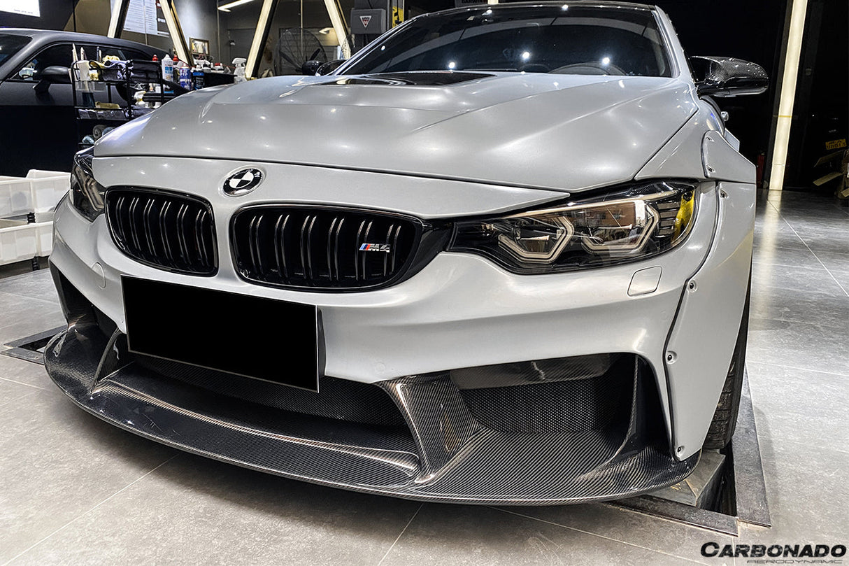 2014-2020 BMW M3 F80 M4 F82 D3 Style Front Bumper