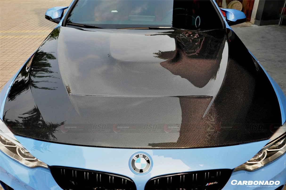 2014-2020 BMW F80 M3 | F82 M4 GTS Design Carbon Fiber Hood