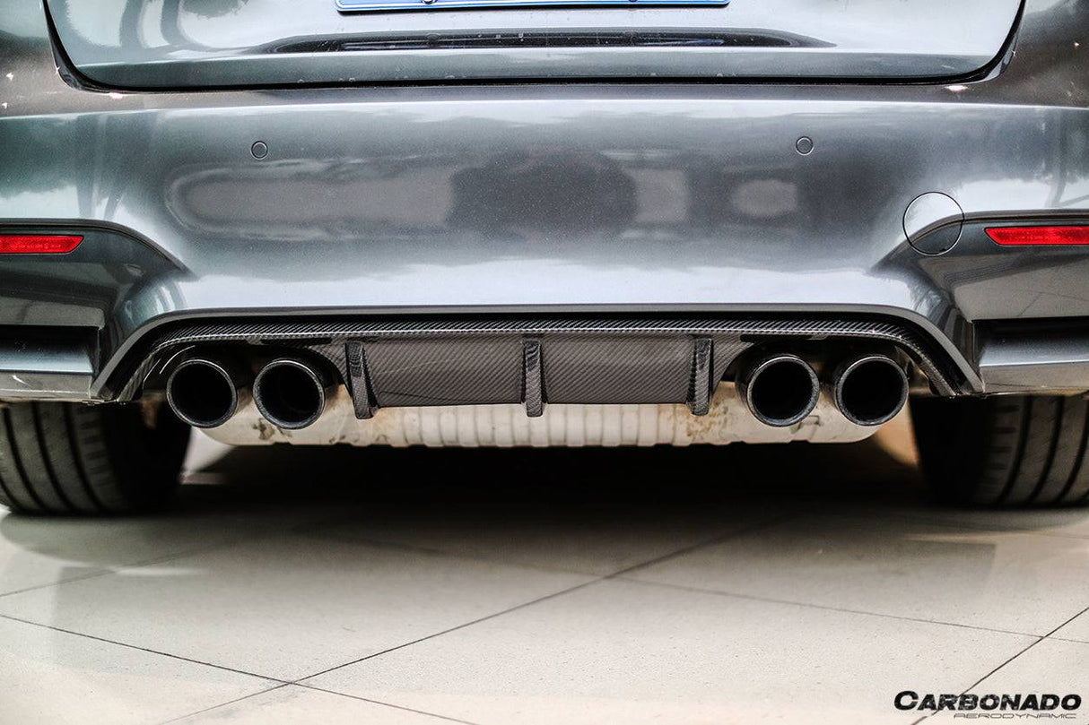 2014-2020 BMW M3 F80 M4 F82 MP Style Carbon Fiber Rear Diffuser