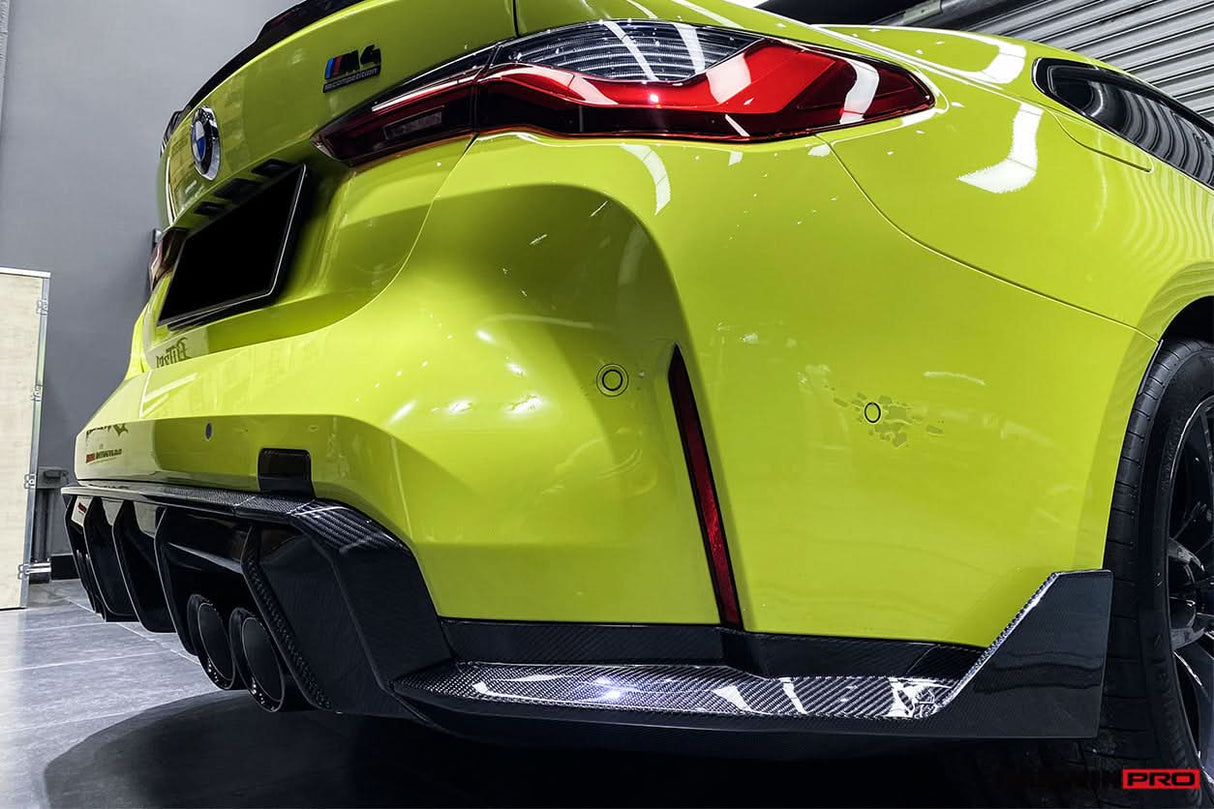 2021-UP BMW M4 G82 G83 M3 G80 Carbon Fiber Rear Diffuser Trim Replacement Lip