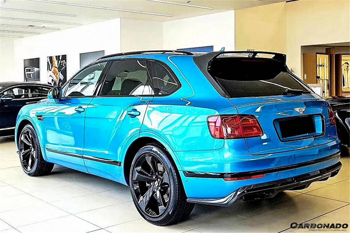2016-2019 Bentley Bentayga 4.0 V8 OD Style Carbon Fiber Rear Lip