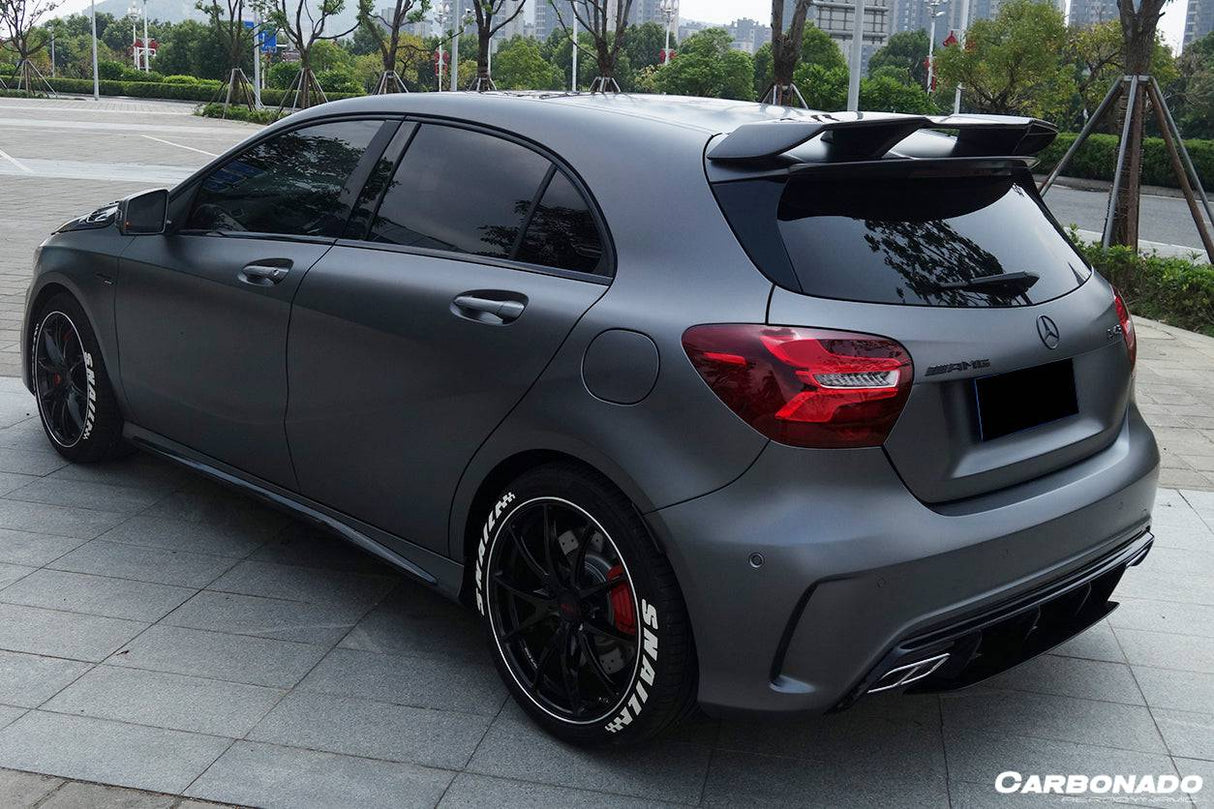2016-2018 Mercedes Benz W176 A Class A250 A200 A45 AMG CARBON FIBER ROOF WING SPOILER