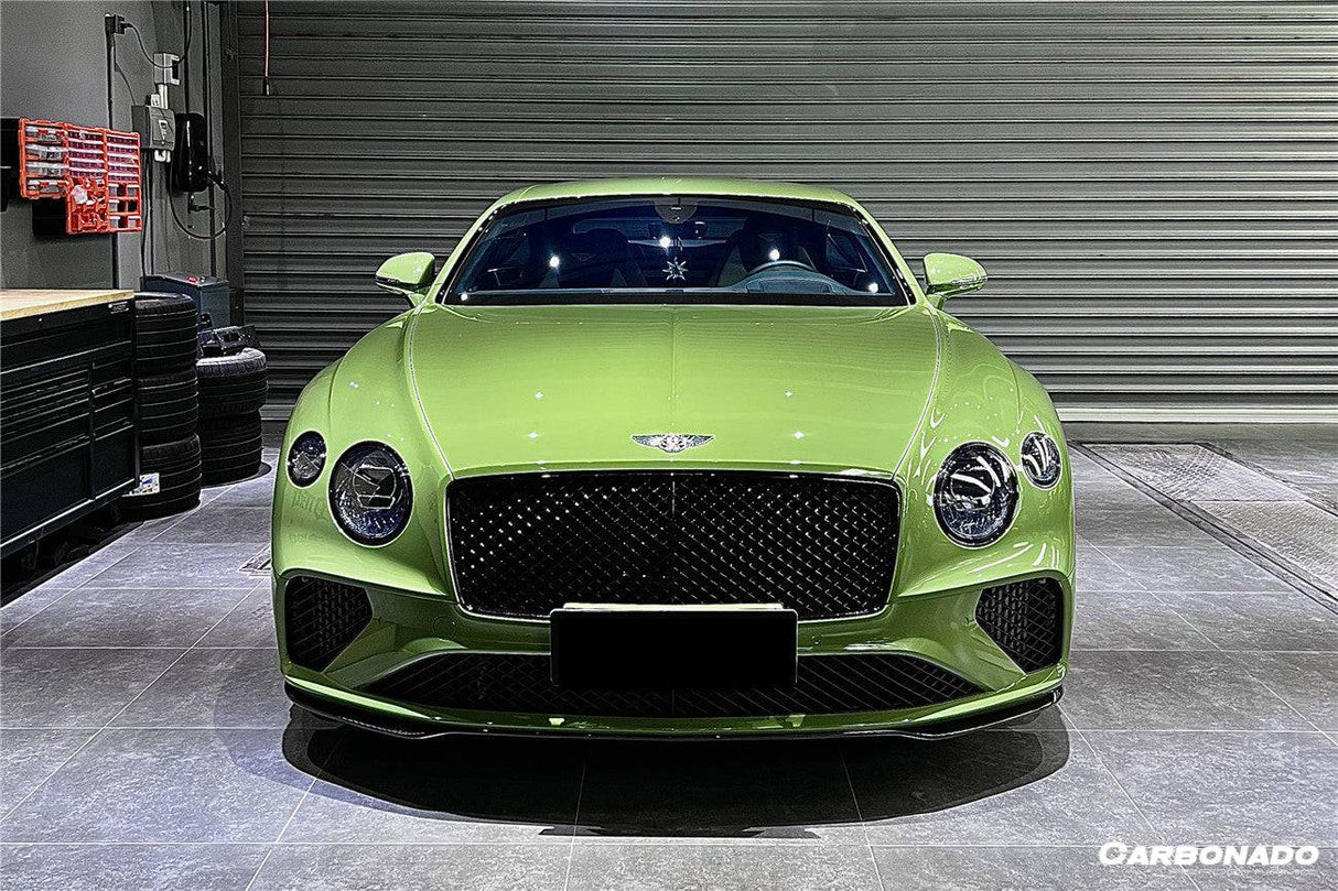 2019-2024 Bentley Continental GT GTC Editon Style Carbon Fiber Front Lip