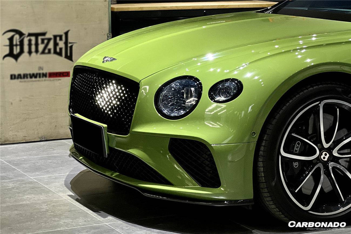 2019-2024 Bentley Continental GT GTC Editon Style Carbon Fiber Front Lip