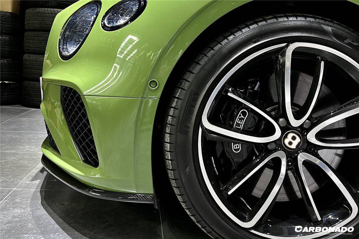 2019-2024 Bentley Continental GT GTC Editon Style Carbon Fiber Front Lip
