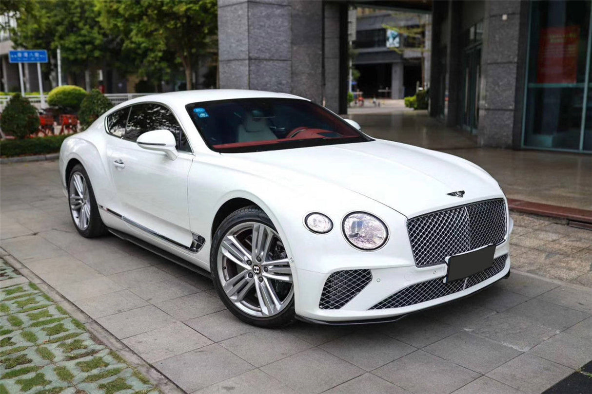 2019-2024 Bentley Continental GT GTC Editon Style Carbon Fiber Front Lip